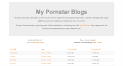 Desktop Screenshot of mypornstarblogs.com